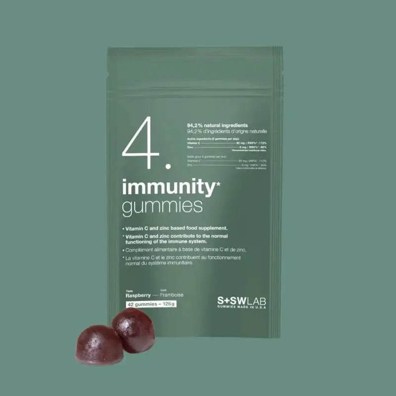 S+SWLAB 4.Immunity 42 Gummies Gout Framboise - Global Para