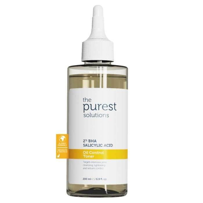 THE PUREST SOLUTIONS 2% BHA SALICYLIC ACID OIL CONTROL TONER 200ML - Global Para