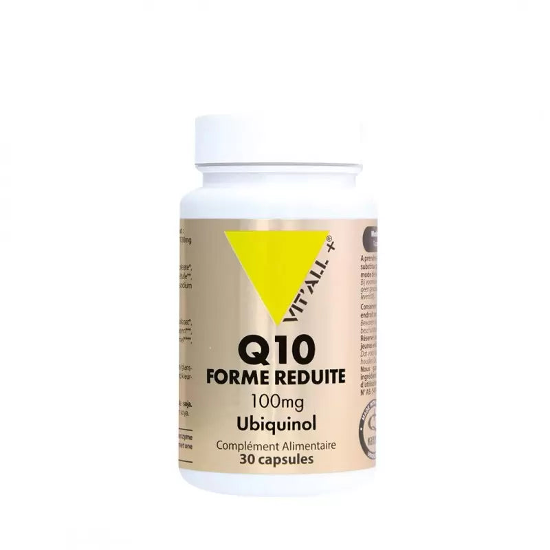 VITALL+ Q10 Réduit 100mg – Ubiquinol™ Boite 30 Capsules