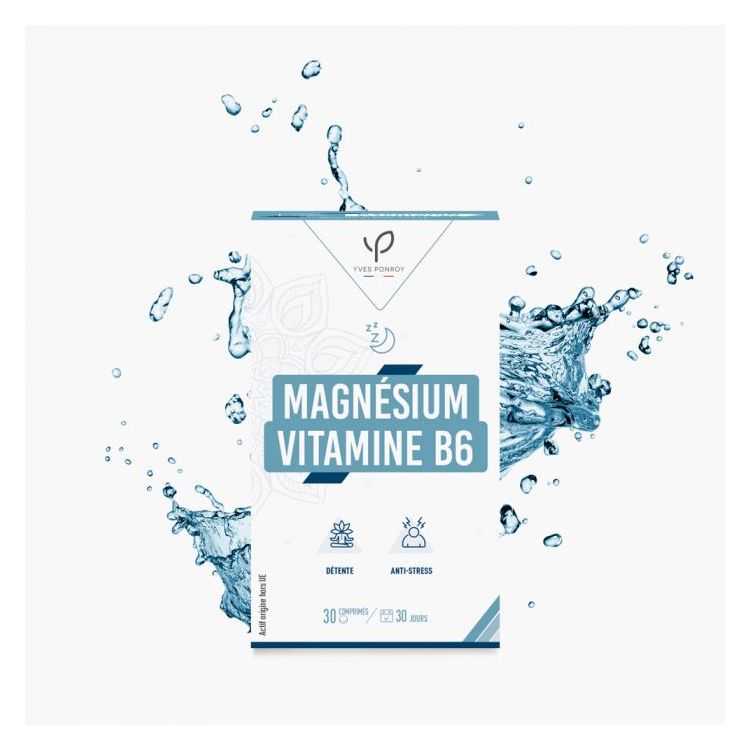 Yves Ponroy Magnesium Vitamine B6 30 comprimés