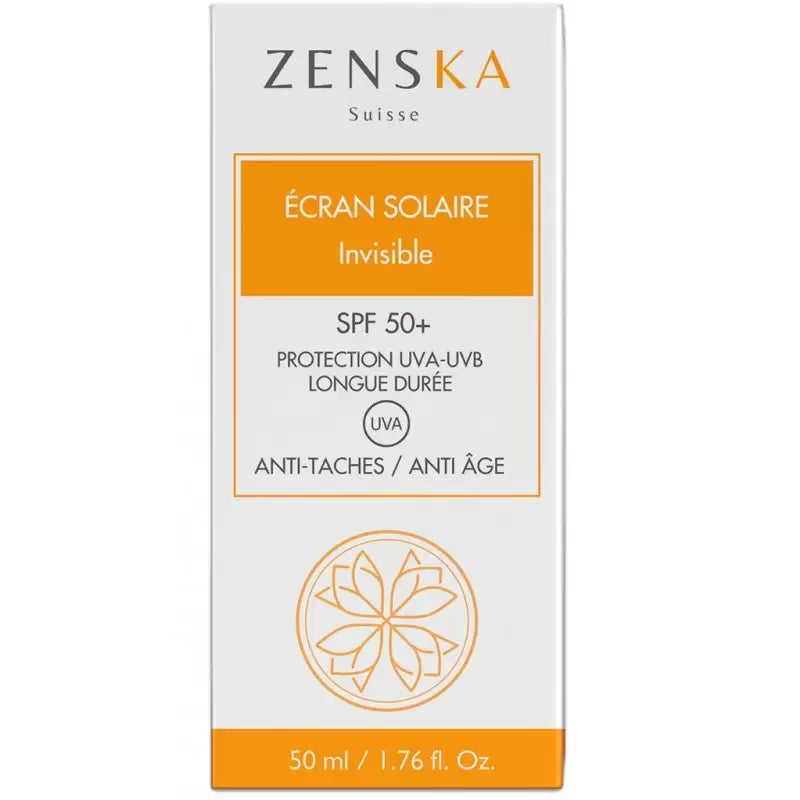 ZENSKA ÉCRAN SOLAIRE INVISIBLE SPF50+ 50ML