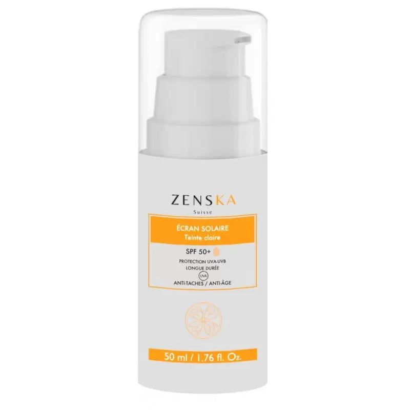 ZENSKA ÉCRAN SOLAIRE TEINTE CLAIRE SPF50+ 50ML