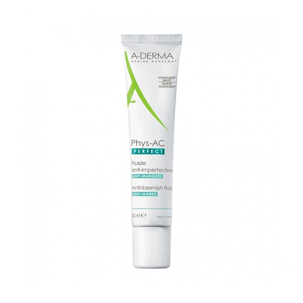 A-Derma Phys-AC Fluide visage anti-imperfections anti-marques 40ml