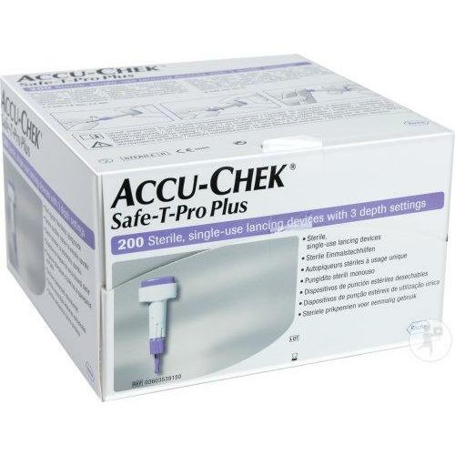 Accu-check Safe-T-ProLancettes Stériles Jetables 200 Pièces