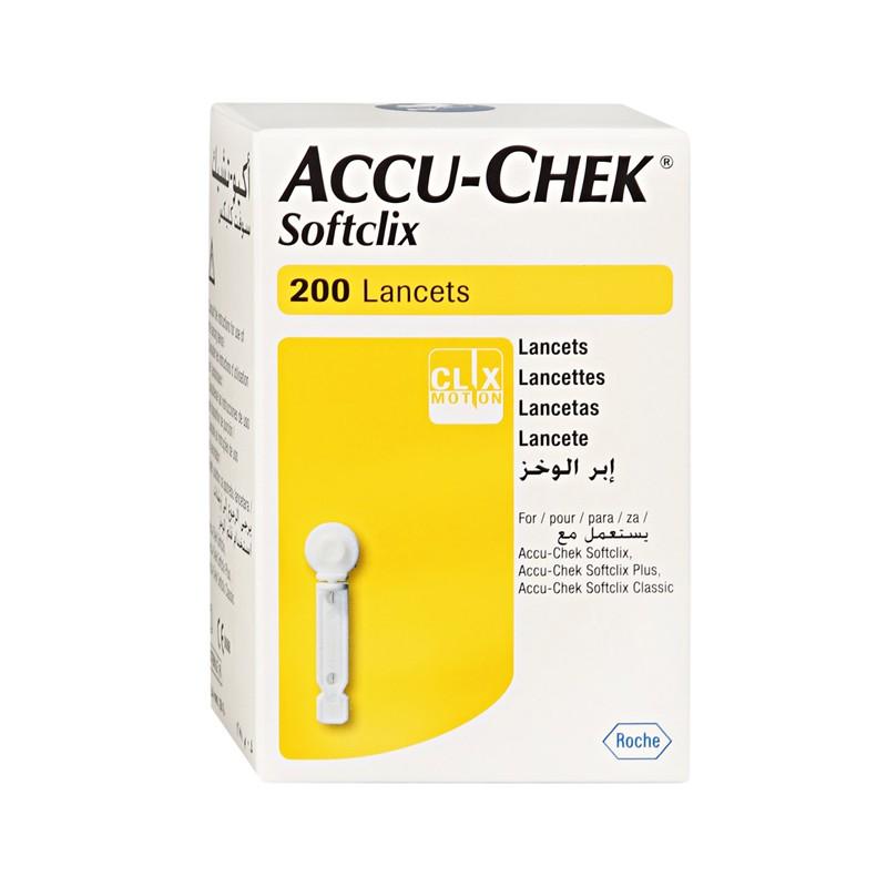 Accu-chek Softclix Lancettes 200 Pièces
