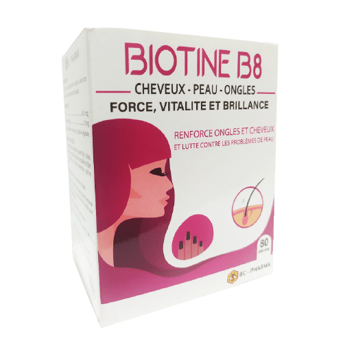 BC-Pharma Biotine B8 Formule Fortifiante 80 Gélules