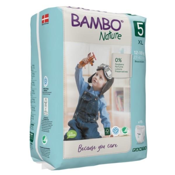 Bambo Nature Culottes D'Apprentissage Taille 5 12-18kg 19 Unités