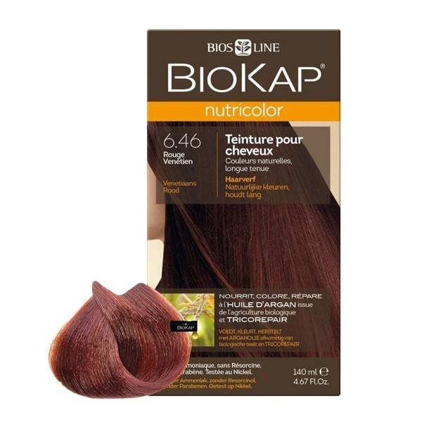Biokap Nutricolor Teinture Pour Cheveux 6.46 Rouge Vénitien 140ml
