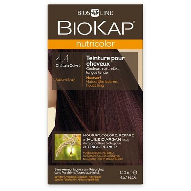 Biokap Nutricolor Teinture Pour Cheveux 4.4 Châtain Cuivré 140ml