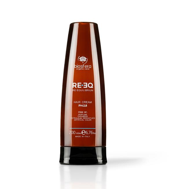 Biosfera RE.EQ Crème Hydratante Pour Cheveux Secs 200Ml
