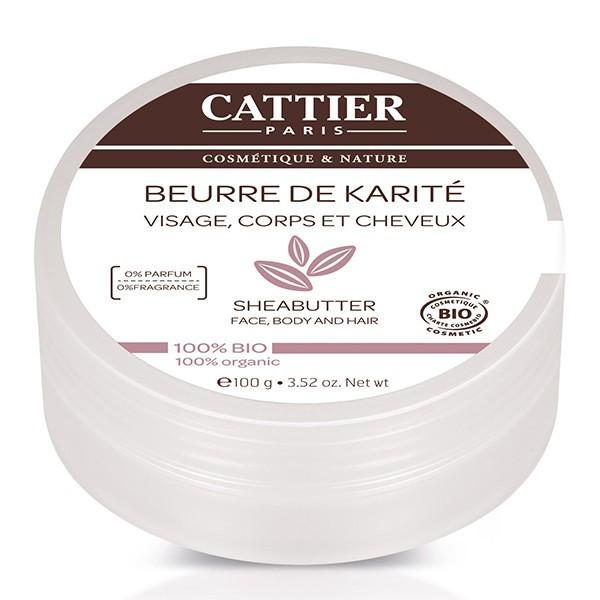 Cattier Beurre De karité Nature 100% Bio 100g