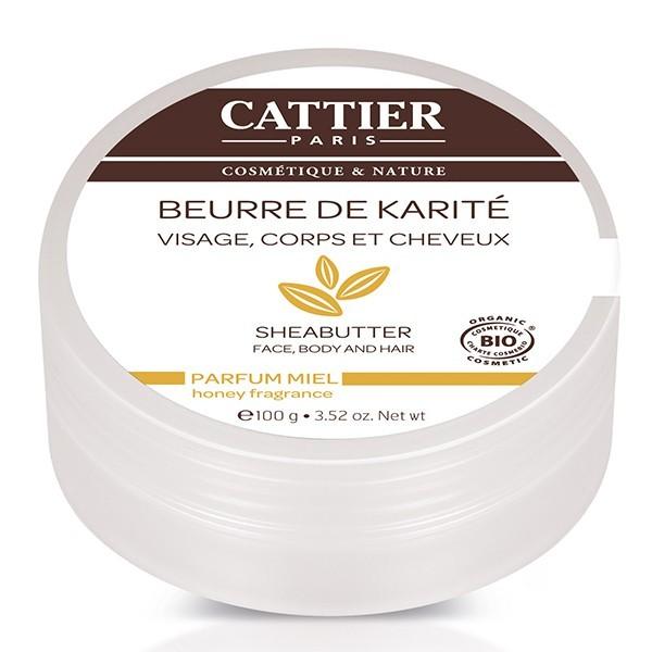 Cattier Beurre de karité Parfum Miel Honey Fragrance 100g