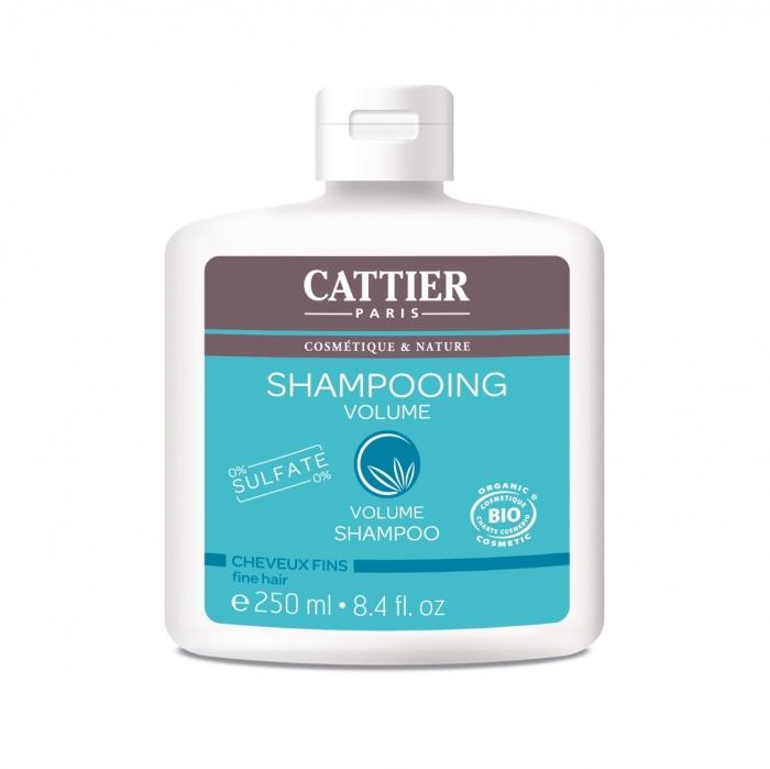 Cattier Shampooing Volume Cheveux Fins Sans Sulfate 250Ml