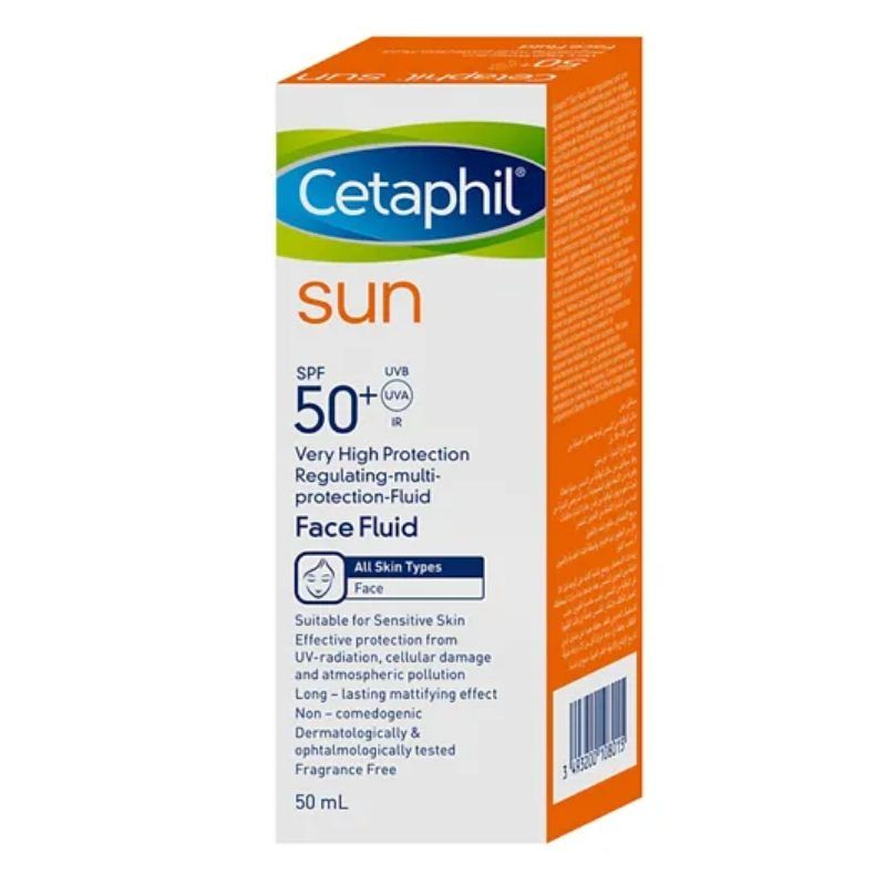 Cétaphil Sun Face Fluide SPF50+ 50Ml