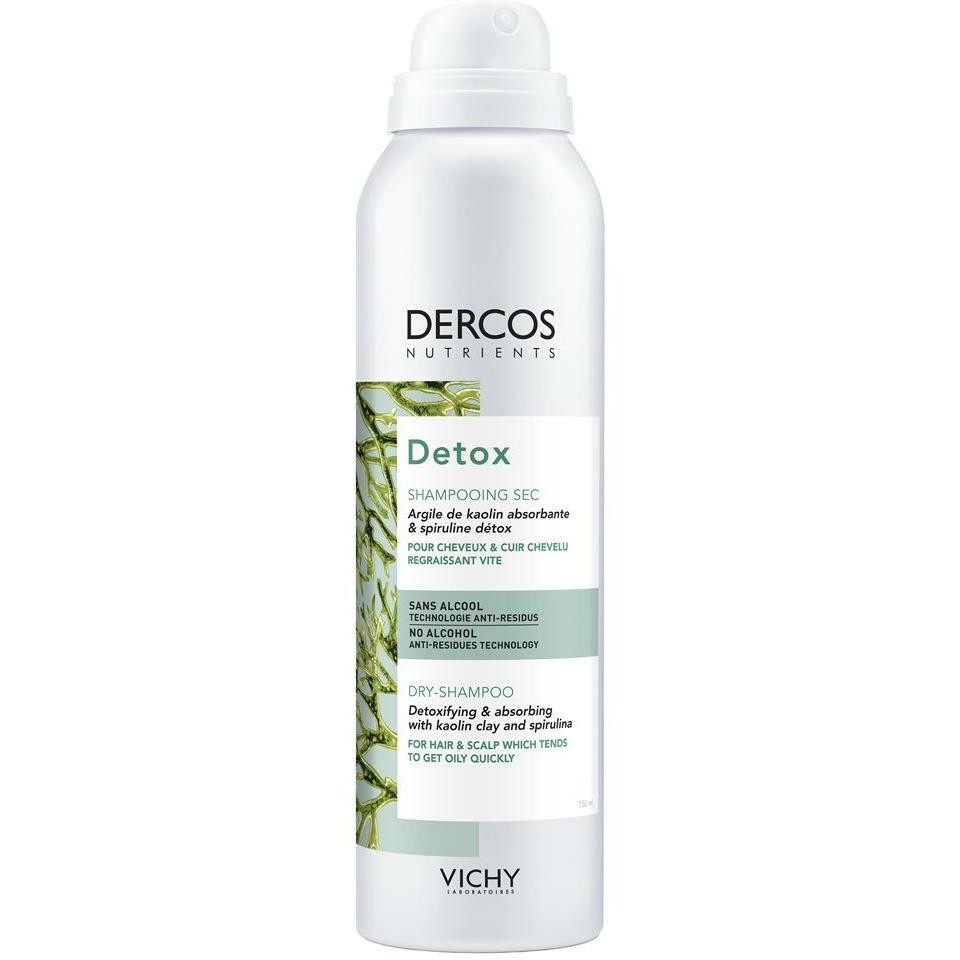 Vichy Dercos Nutrients Shampoing Sec Détox Cheveux Gras 150ml