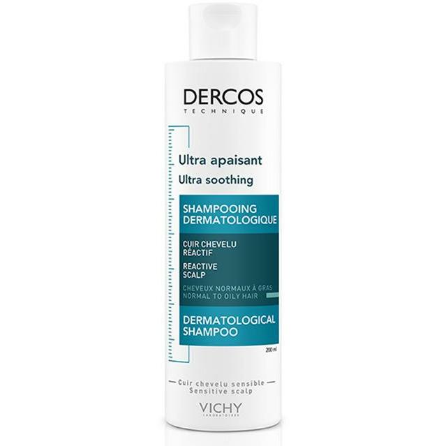 Vichy Dercos Ultra Apaisant Shampoing Sans Sulfate Cheveux Normaux A Gras Flacon 200ml