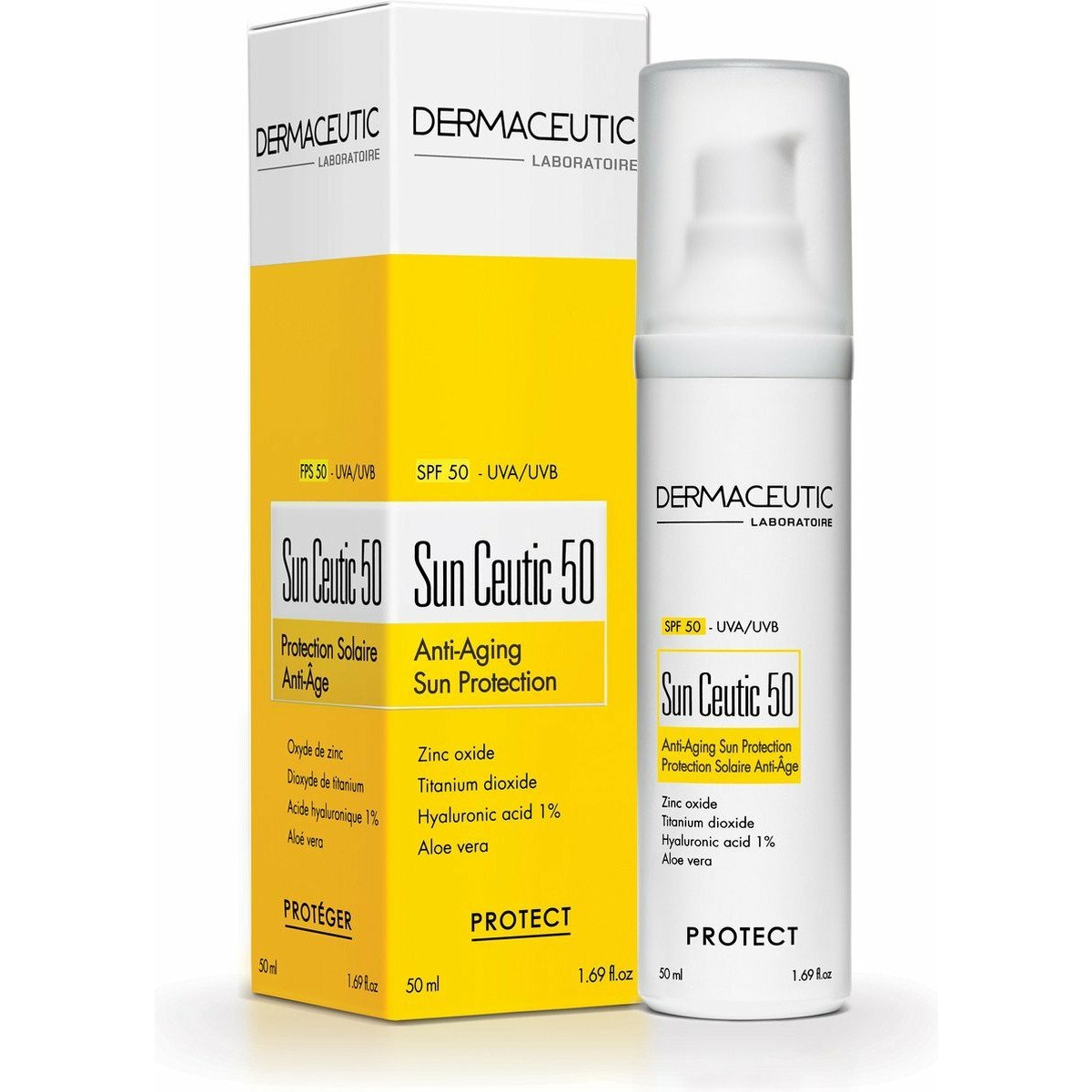 Dermaceutic Sun ceutic 50+ Protection Solaire Anti-Âge Teintée 50ml