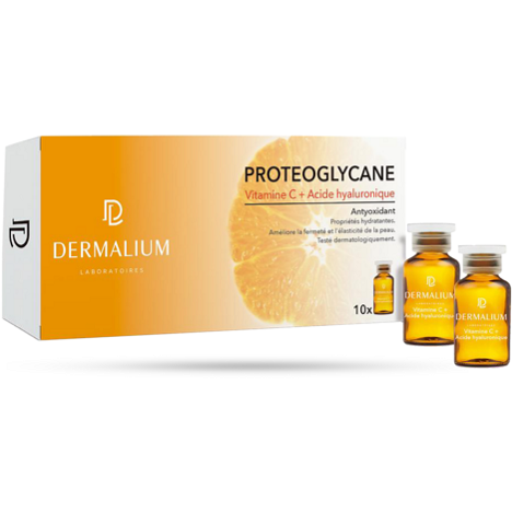 Dermalium Proteoglycane Vitamine C+A.H 10 Ampoules*2ml