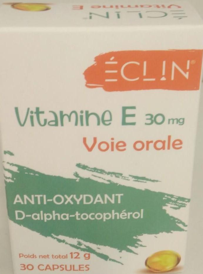 Eclin Vitamine E 30 Capsules