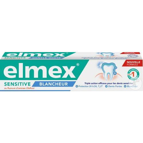 Elmex Dentifrice Sensitive Blancheur 75ml