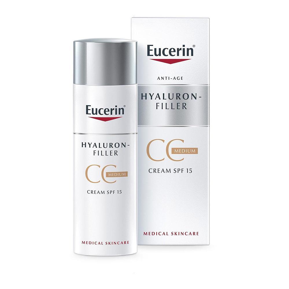 Eucerin Hyaluron-Filler Anti-Age CC Crème Medium Teintée Beige Rosé 50ml