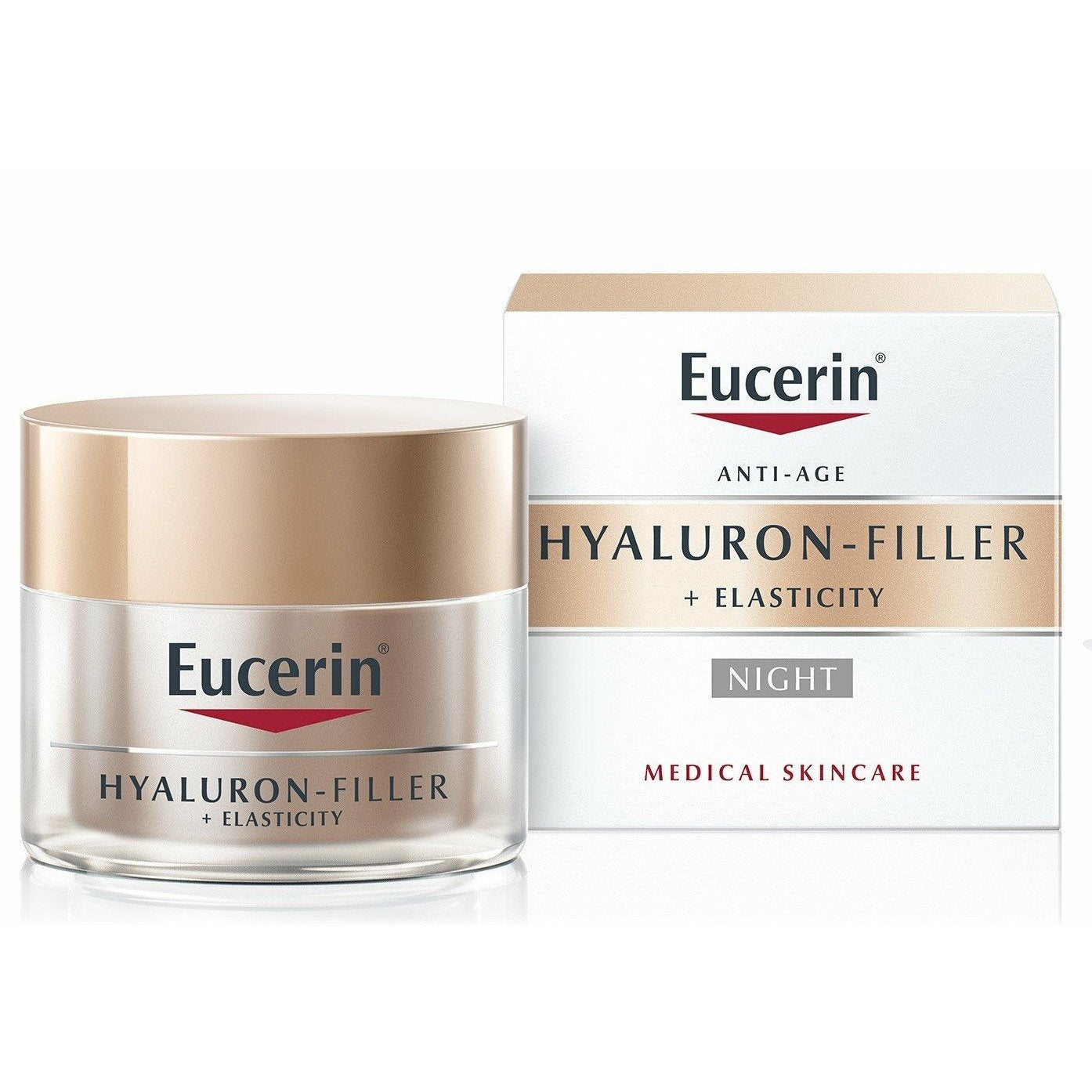 Eucerin Hyaluron-Filler+ Soin De Elasticity Nuit Anti-AGE 50ml
