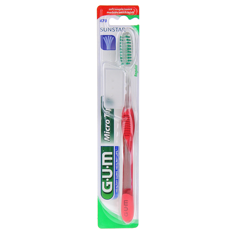 Gum Brosse à Dent Micro-Tip Compacte Souple 470