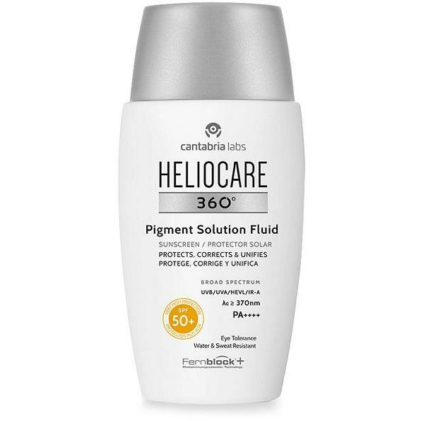 Heliocare 360° Pigment Solution Fluide spf50+ Protection Solaire Flacon 50ml