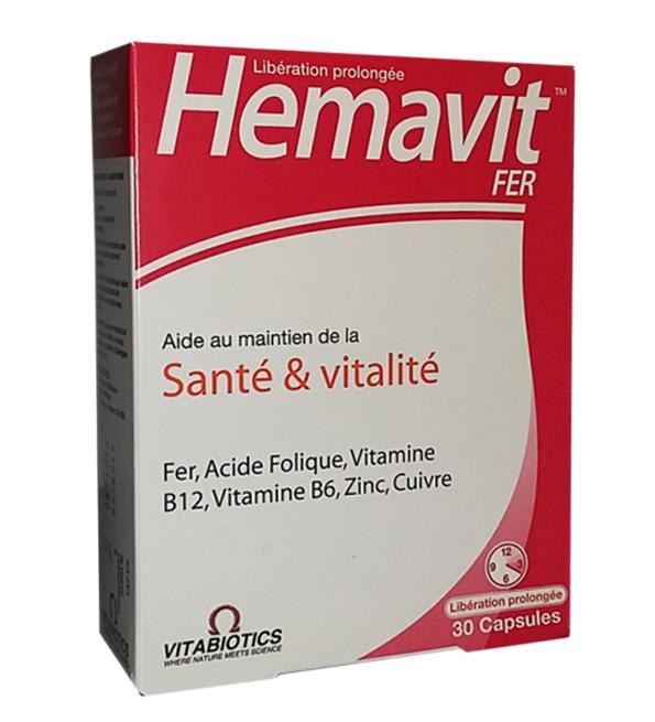 Hemavit Fer Santé Et Vitalité 30 Capsules