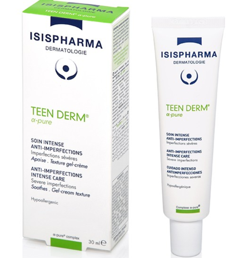 Isispharma Teen Derm Alpha α-Pure Soin Intense Anti-Imperfections 30Ml