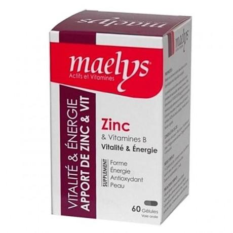 Maelys Zinc Et Vitamine B 60 Gélules