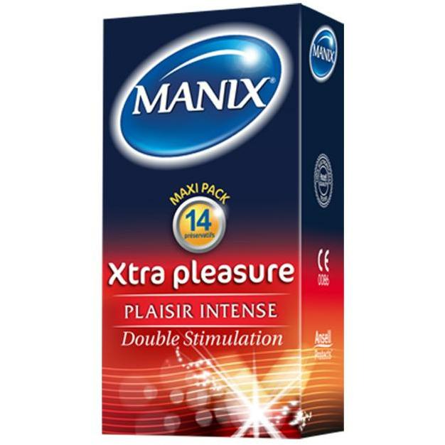 Manix Xtra Pleasure Plaisir Intense 12 Préservatifs