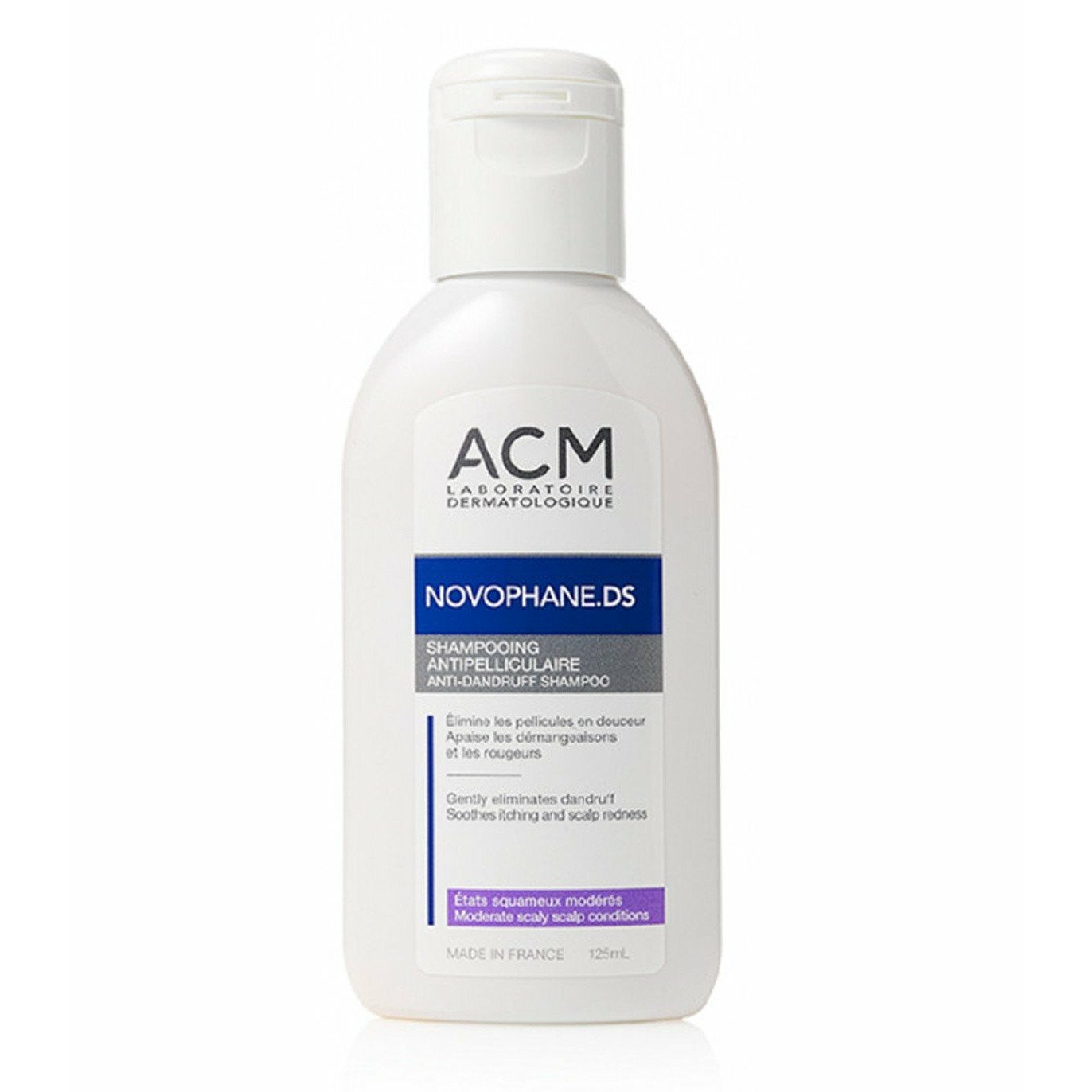 Novophane Ds shampooing Antipelliculaire Etats Squameux Modérés Flacon 125ml De Acm