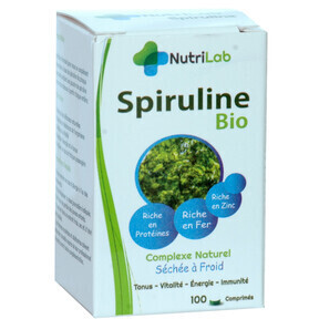 Nutrilabs Spiruline 100 Comprimés