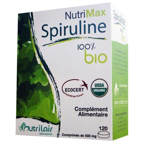 Nutrimax Spiruline Bio 120 Comprimés