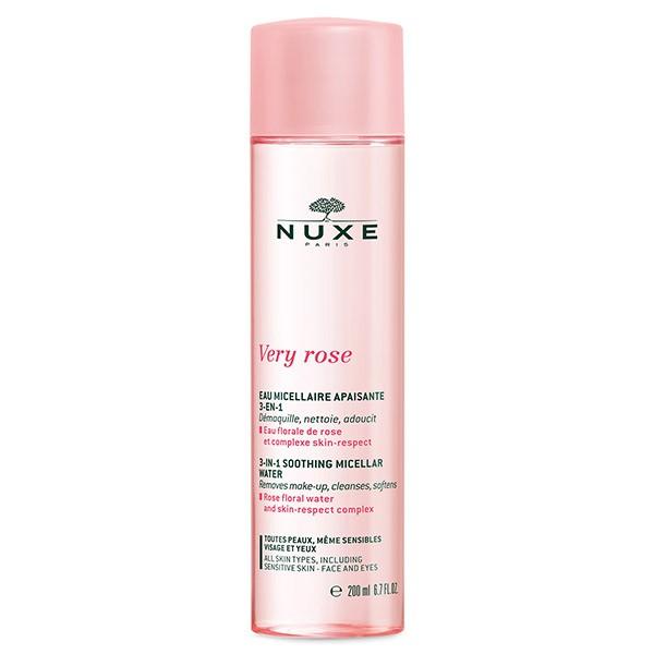 Nuxe Very Rose Eau Micellaire Hydratante 3en1 Peaux Sensibles Et Sèches Flacon 200ml