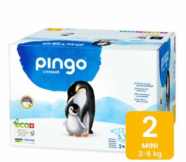 Pingo Couches Écologique Jetables Mini Taille 2 3-6kg/2*42 PCS