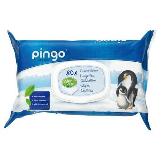 Pingo Lingettes Humides Écologiques Bébé 80 PCS