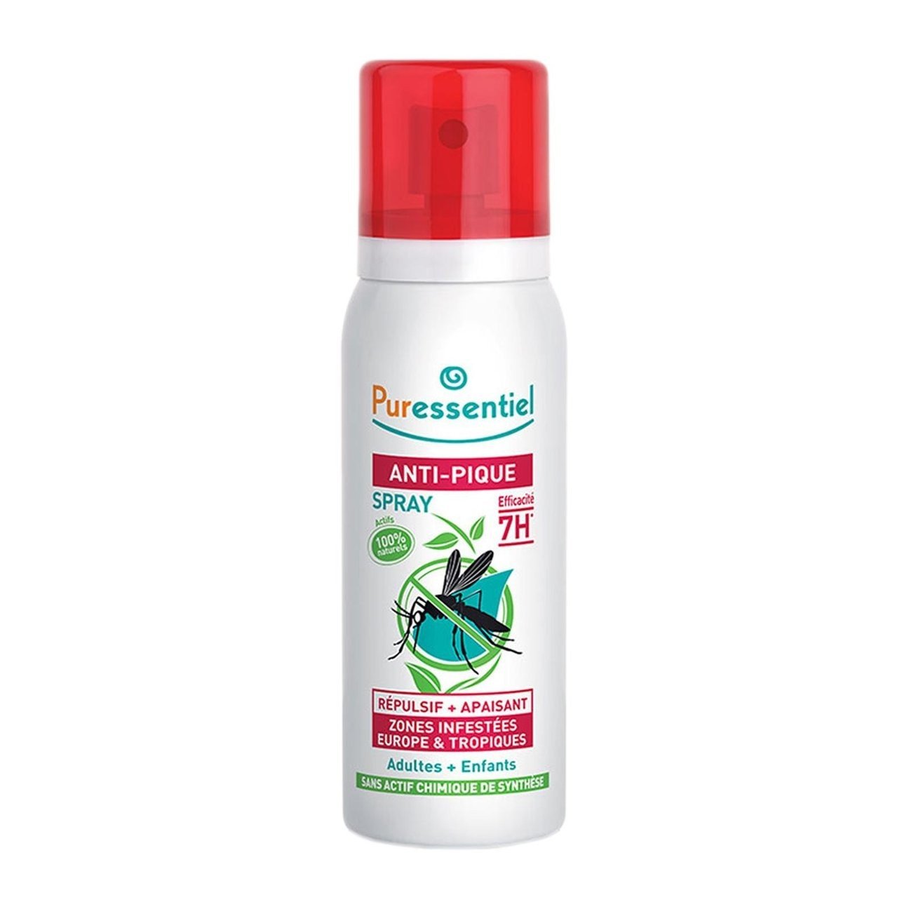 Puressentiel Anti-Pique Spray Répulsif Et Apaisant 7h Efficacité Zones Infestées 75ml