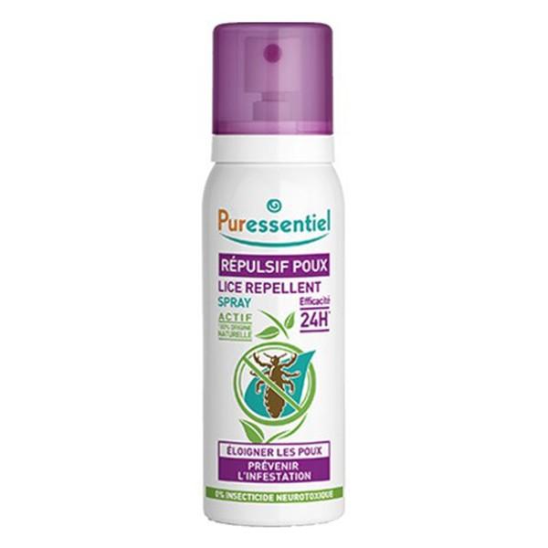 Puressentiel Répulsif Poux Spray 24h Efficacité 75ml