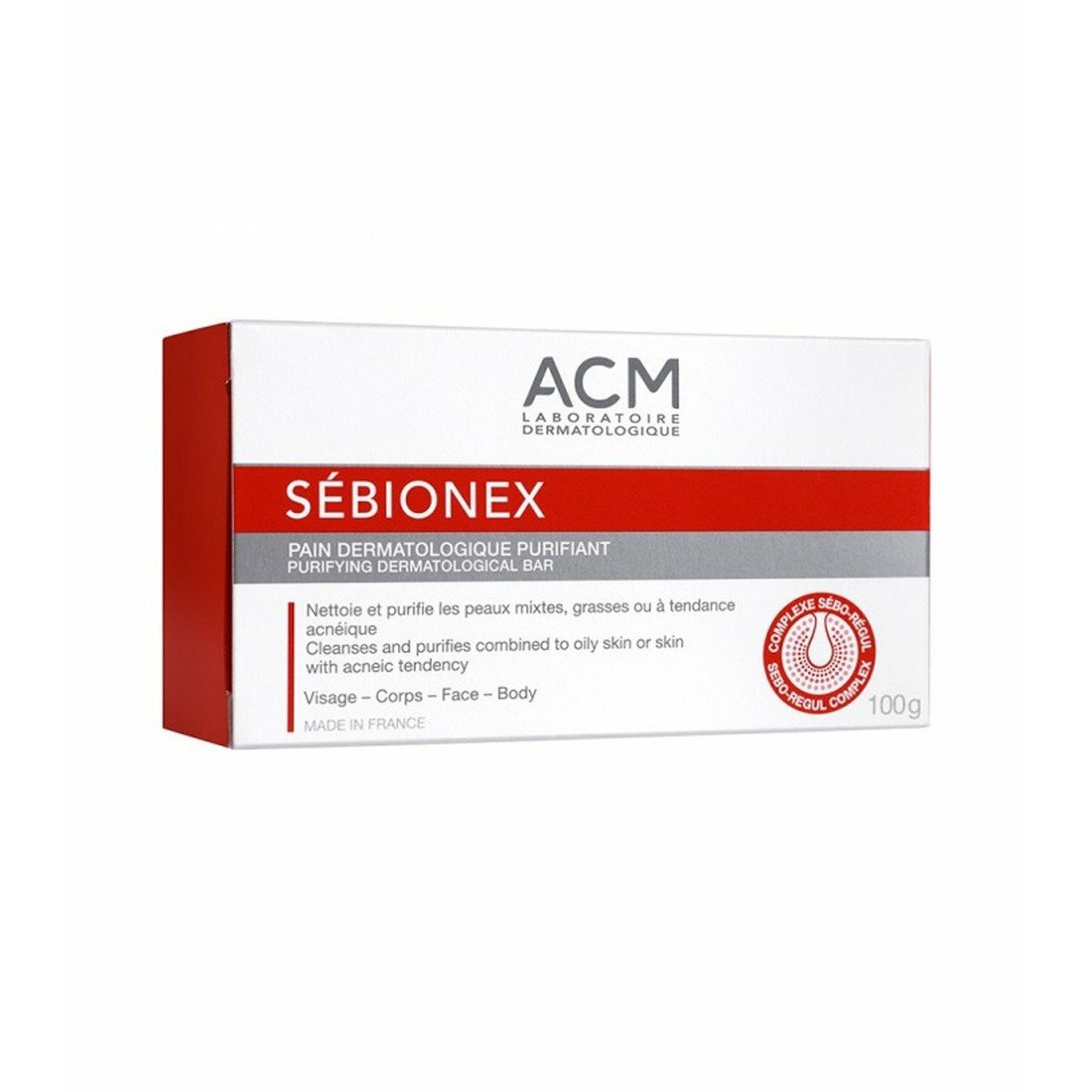 Sébionex Pain Dermatologie Purifiant 100g Acm