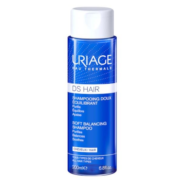 Uriage DS Hair Shampoing Doux Équilibrant Tous Types De Cheveux Flacon Pompe 200ml