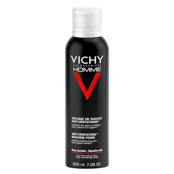 Vichy Homme Mousse À Raser Anti-Irritations Peau Sensible Spray 200ml