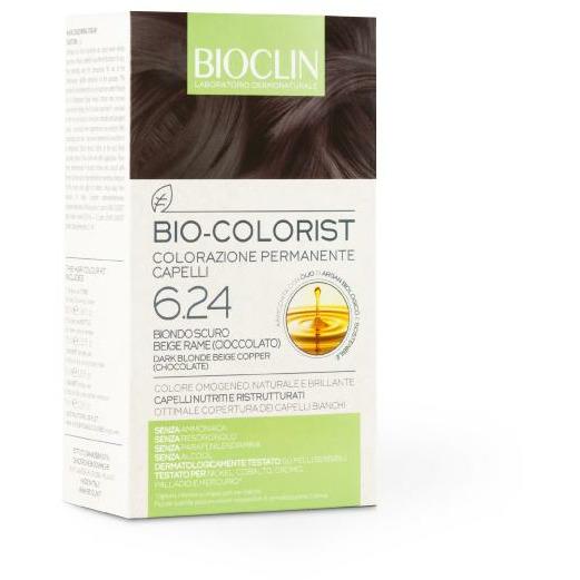 Bioclin Bio-Colorist 6.24 Blond Foncé Beige Cuivre Coloration Permanente