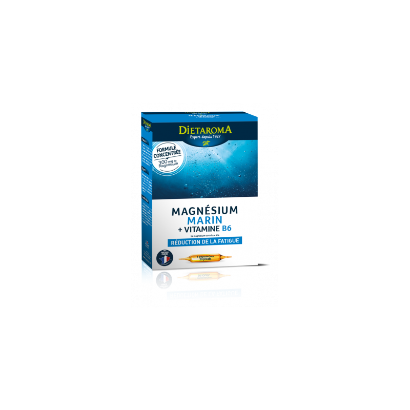Dietaroma Magnésium Marin +Vitamine B6 20Amp*10ml