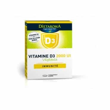 Dietaroma Vitamine D3 2000UI Végétale 40 Comprimés