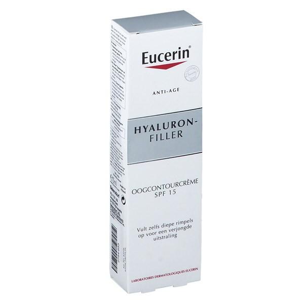 Eucerin Hyaluron-Filler Soin Contour Des Yeux IP15 Tous Types De Peau 15ml