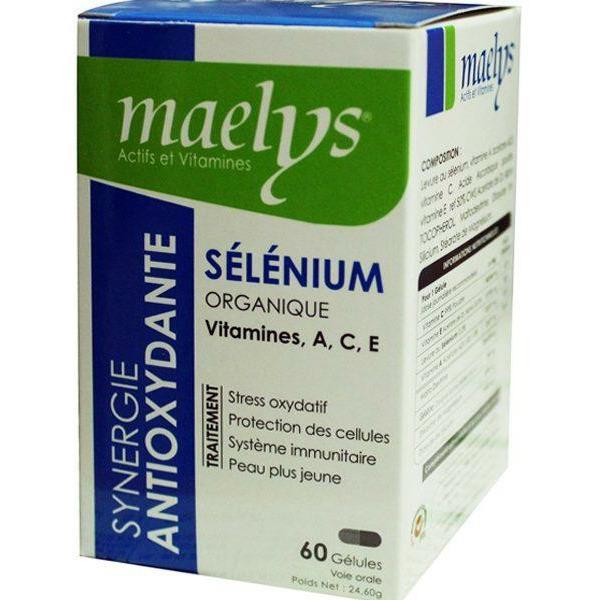 Maelys Sélénium Vitamine A, C, E 60 Gélules