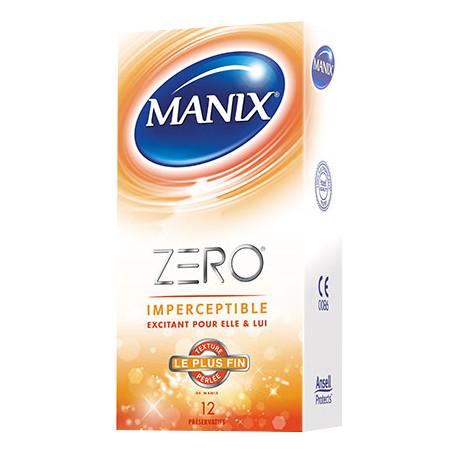 Manix Zéro Excitant Imperceptible 12 Préservatifs