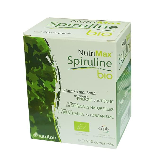 Nutrimax Spiruline Bio 240 Comprimés